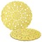 Juvale 60 Pack Gold Doilies, 12 inch Round Medallion-Style, Disposable Placemats for Party Table Decorations